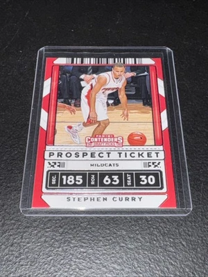 2020-21 Panini Contenders Draft Picks - Stephen Curry #1 Prospect Ticket - Image 1 of 2