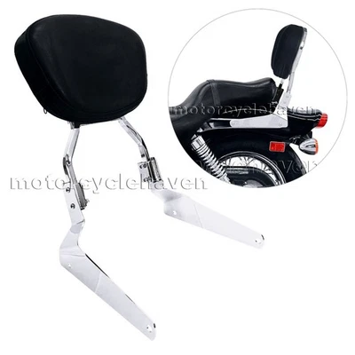 Almohadilla de respaldo Sissy Bar 1995-up Kawasaki Vulcan VN500 500 EN500 LTD Foto 1 de 4