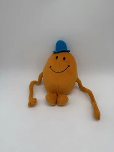 Mr. Tickle Orange Plush Blue Hat 2009 Mr. Men Little Miss Plush Toy by Douglas - Picture 1 of 3