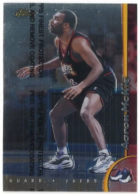 1998-99 Topps Finest - #110 Aaron McKie - Image 1 of 2
