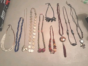 Trachtenschmuck Halsketten Mode Statement 10 Stück - Bild 1 von 4