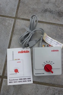 Märklin 6647 Trafo Transformator 32 VA   mit Anleitung 🚂 ohne OVP - Bild 1 von 4