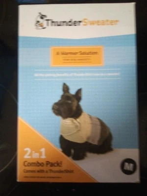 2 in 1 combo thundersweater thundershirt size medium - Image 1 of 2