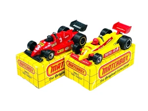 Matchbox Superfast (2) Varied MB65 Indy Race Cars w/Yellow Grid Boxes - Picture 1 of 13