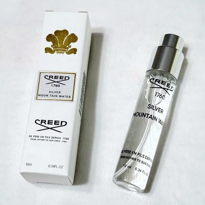 Creed Silver Mountain Water EDP Perfume Travel Size Spray 10ml/.34oz ✦ Authentic - Image 1 of 4