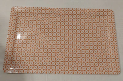 Durmaz orange melamine tray serving platter excellent condition - Image 1 of 4