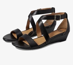 Sofft Innis Women's Wedge Shoes Black Talco : 7 W - Picture 1 of 7