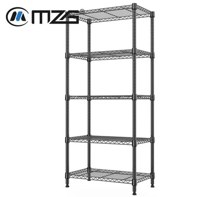 Estante de despensa de cocina de alambre de 5 niveles estantes de acero estanterías de metal unidades de almacenamiento Foto 1 de 4