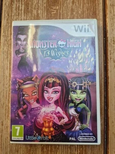Monster High: 13 Wishes (Nintendo Wii, 2013) - Komplett mit Handbuch - Bild 1 von 7