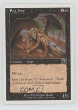 1999 Magic: The Gathering - Core Set: 6th Edition Bog Imp #116 01dr