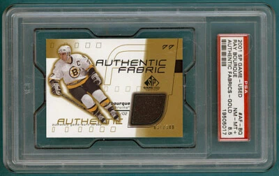 2001 SP Game Used Ray Bourque Game Used Jersey #AF-BQ PSA 8.5! Bruins! POP 1! - Image 1 of 2