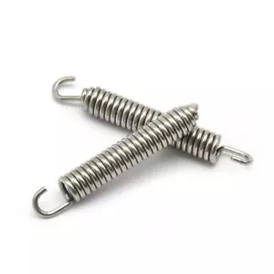 2PCS Racing Stainless Steel Motorcycle Exhaust Pipe Muffler Springs 75mm - Picture 1 of 7