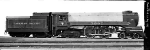 25BB010 1936 VECCHIO NEGATIVO CANADIAN PACIFIC RAILROAD 4-4-4 LOCO #3002 - Foto 1 di 1