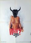 WHY - EROTIC WOMAN / SUREALISM - ORIGINAL MEDIUM FRENCH MOVIE POSTER