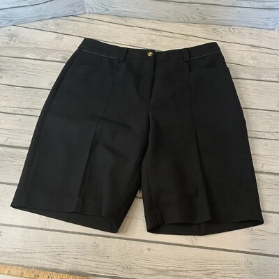 Bermudas de golf EP Pro para mujer negras talla 8 botones dorados Foto 1 de 4