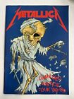 1988-89 Metallica Damaged Justice Tour Book Program