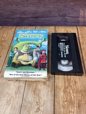 Shrek VHS 2001 movie Mike Myers Eddie Murphy Cameron Diaz - Image 1 of 4