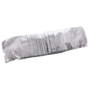 50 Aluminium Foil Art Soak Off Acrylic Gel Polish Wraps Remover - Picture 1 of 8