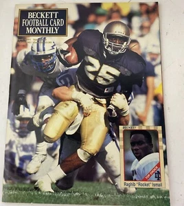 Beckett April 1991 Issue #13 "Rocket" Ismail Cover Vintage Card Magazine - Picture 1 of 4