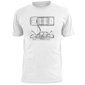 Camiseta clásica para hombre Ford Cortina Mk I 1200 coche plano - Imagen 1 de 2