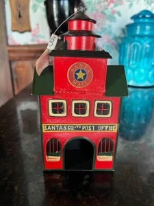 Dept 56 SANTA Co LTD Tin Plate Post Office Ornament - Bild 1 von 6