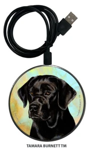 Zoomies Phone and Device Charger - Black English Labrador Retriever - Picture 1 of 1