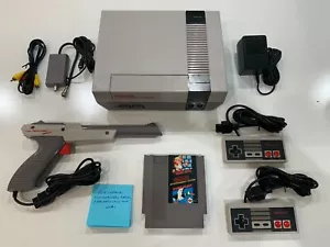 NES Nintendo Systemkonsole, neu 72 Pin, Zapper, Super Mario Bros / Entenjagd! - Bild 1 von 10