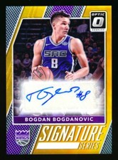 2017-18 DONRUSS OPTIC BOGDAN BOGDANOVIC RC GOLD PRIZM AUTO AUTOGRAPH SSP #03/10!