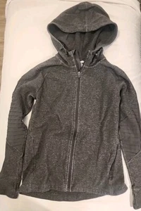 Avia Women's Active Performance Flex Tech Full Zip Hoodie Jacket Grey Size M - Picture 1 of 6