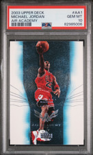 2003-04 Upper Deck Michael Jordan Air Academy #AA1 Bulls PSA 10 Gem Mint Pop 63