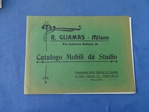Gliamas Catalogo Mobili Da Studio Scrivanie Americane Viale Vittoria Milano '900 - Picture 1 of 3