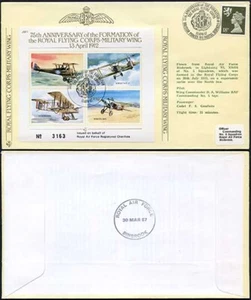 Cubierta estándar JSF1a 75th Ann of the Formation of the RFC Military Wing - Imagen 1 de 1