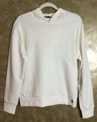IZOD Mujer 4 Vías Elastizado Súper Suave Marfil Pullover Sudadera con Capucha Camisa-Talla Grande Foto 1 de 4