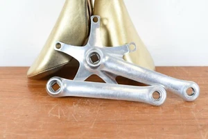 Vintage Campagnolo Chorus Crankset 170mm Road C Record Square BMX Era Cranks - Picture 1 of 8