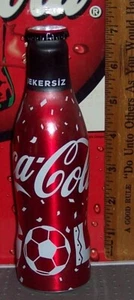 2016 TURKEY GOL 250 mL ALUMINUM COCA - COLA BOTTLE FULL NO DENTS - Picture 1 of 5