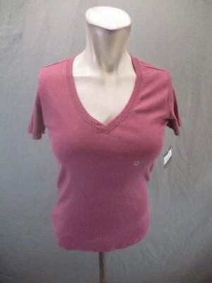 Nuevo con etiquetas Top deportivo Eddie Bauer talla PS para mujer mezcla de algodón cuello en V manga corta 198 Foto 1 de 4