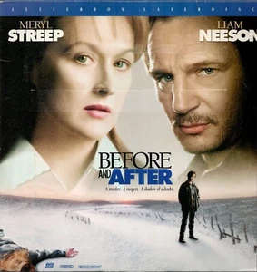 Before and After Laserdisc w/ Meryl Streep, Liam Neeson, Edward Furlong - Picture 1 of 2