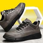 Mens Microfiber leather Safety Shoes Steel Toe Cap Work Boots Trainers Shoes