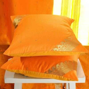 Funda de cojín artesanal de calabaza, funda de almohada Euro Sham-6 tallas - Imagen 1 de 2
