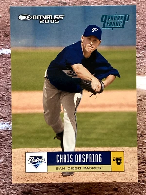 2005 Donruss Blue Press Proof /100 Chris Oxspring #311 - Image 1 of 2
