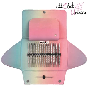 addiClick Unicorn Lace Long Rundstricknadel-Set mit Nadelspitzen 3,5 - 8,0 mm - Bild 1 von 7