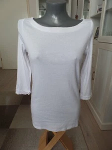 weißes Shirt mit 3/4 Arm von " ESPRIT ", Gr. 40, 42, L - Bild 1 von 3