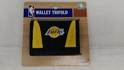 Nueva billetera triple pliegue de nailon roja con licencia de la NBA con bolsillo transparente Cleveland Cavaliers Foto 1 de 4