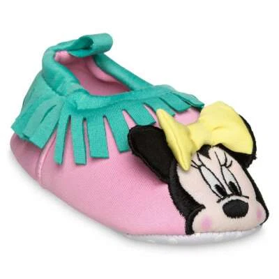 Sapatos de natação fofos Minnie Mouse autênticos da Disney para bebê tamanho 0 6 12 meses - Imagem 1 de 3