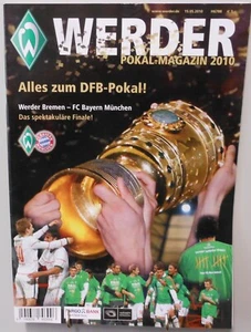 Werder Bremen Sonderheft Magazin DFB Pokal Finale Bayern München 2010 Poster TOP - Bild 1 von 3