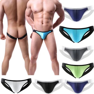 Sexy Modal Para hombres Ropa Interior Sin Espalda Correas Tira Calzoncillos Tangas Cuerdas G 6 Colores - Imagen 1 de 61