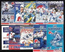QUEBEC NORDIQUES O’KEEFE & VACHON POCKET SCHEDULE NHL HOCKEY + LOT SEE LIST