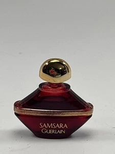 Vintage SAMSARA GUERLAIN Parfum 2ml Perfume Mini Travel Red Bottle SMALL purse - Picture 1 of 4