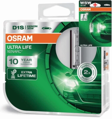 Osram D1S 35W Ultra Life 2Stk.+W5W LL - Bild 1 von 3
