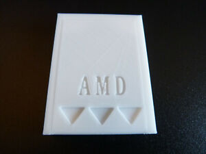 AMD FX, Ryzen CPU Schachtel/Weiß - 3D Druck - Passgenau (Blister, Clamshell)